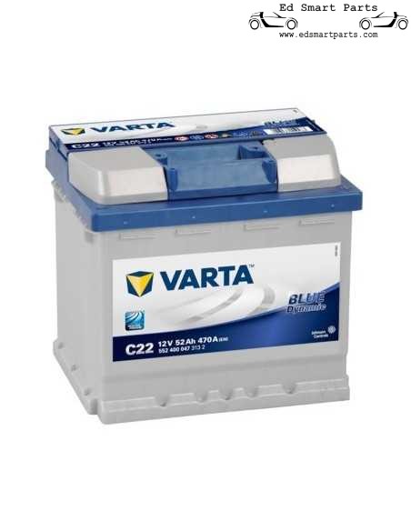 Batterie de démarrage VARTA BLUE Dynamic Accu 12V 52Ah pour voitures à essence