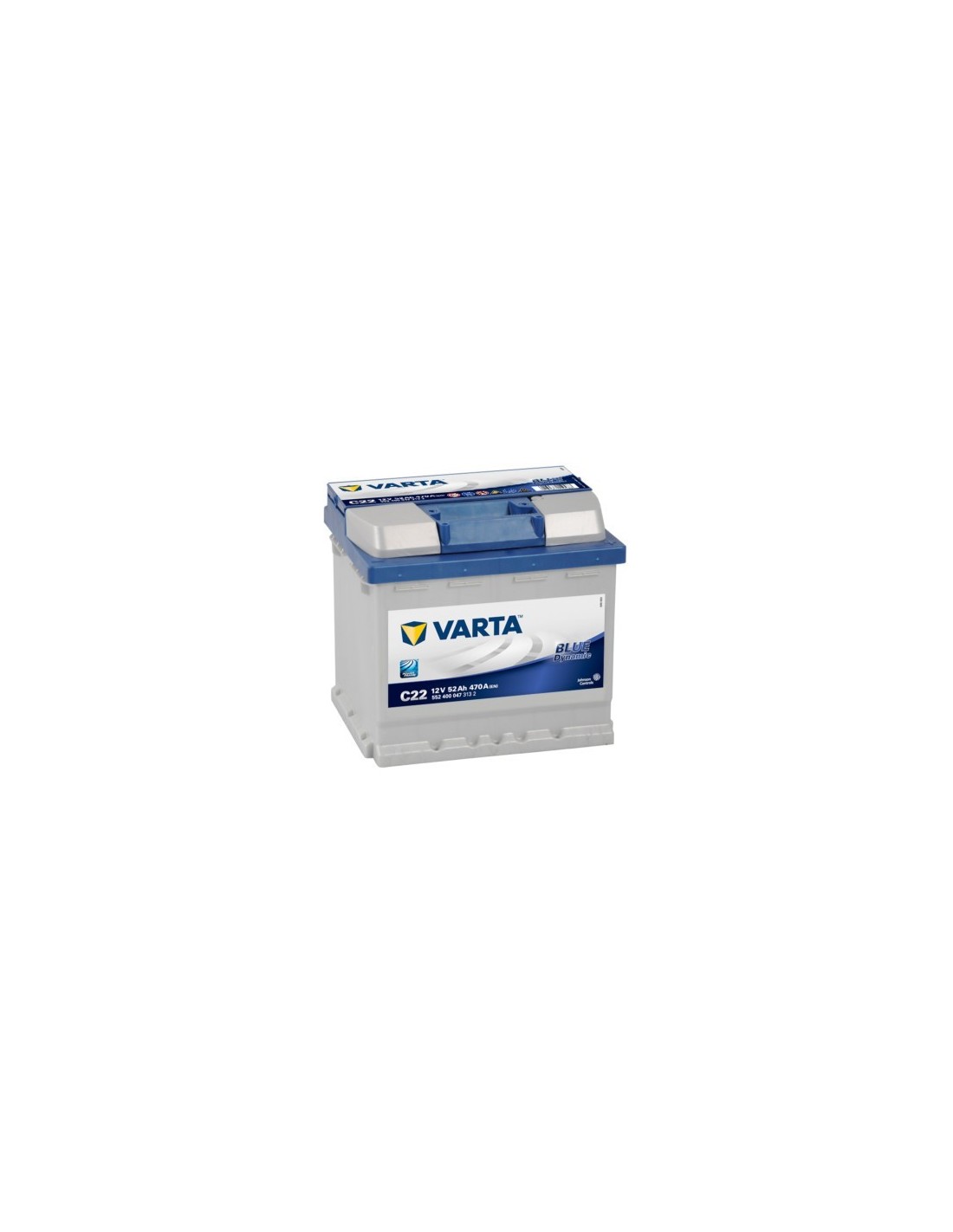 VARTA BLUE Dynamic Accu starter battery 12V 52Ah for petrol cars