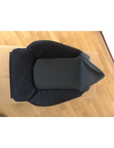 Neue Smart roadster 452 Sitzrückenkissen Mikado Black für Sitze mit Sitzairbags