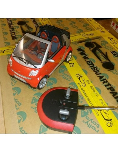 Dickie R/C Smart ForTwo Cabrio - Red 1:12 Scale