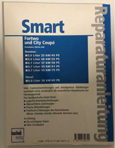 Guía de reparación de Smart Fortwo y City Coupe