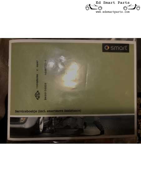 Manual de serviço Smart Fortwo 450 Roadster 452 ForFour 454 Brabus
