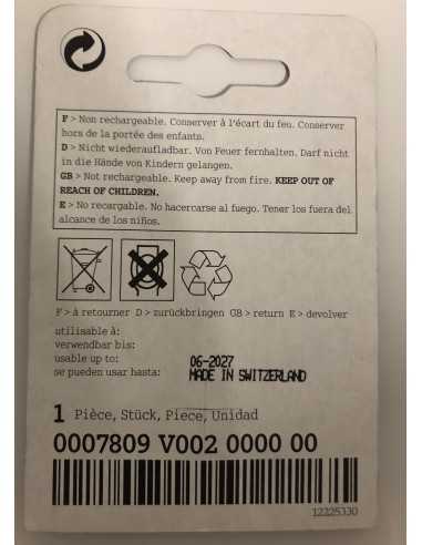 Batería para llavero de coche OEM adecuada para transmisor de 3 botones en el 450 fortwo y el 452 roadster