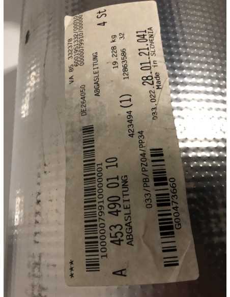 smart Fortwo / Forfour 453 Sistema di scarico standard