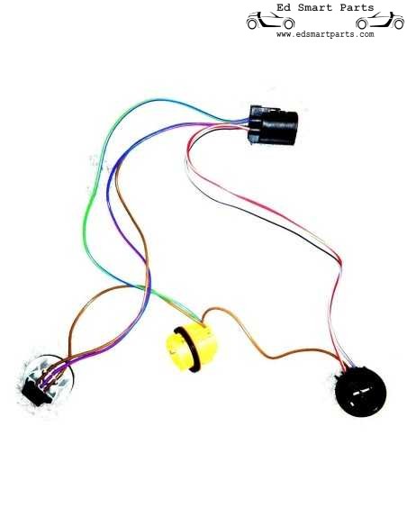 Nieuwe Smart Roadster 452 achterlicht lamp lens lamphouder cluster bedrading reparatieset