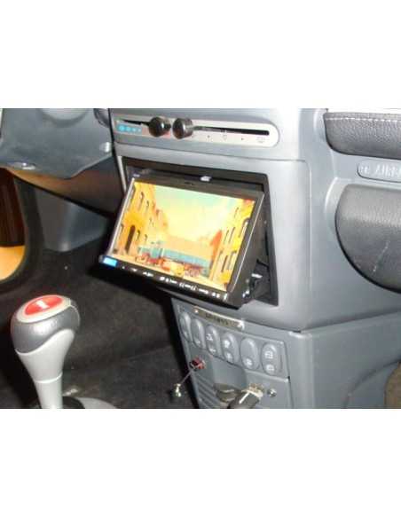 Smart Roadster Double Din Moldura de montagem Adaptador de moldura de rádio de carro