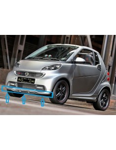 Smart ForTwo 451 Brabus Xclusive front spoiler