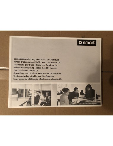 Manual do operador usado SMART CD de rádio Cinco idiomas múltiplos
