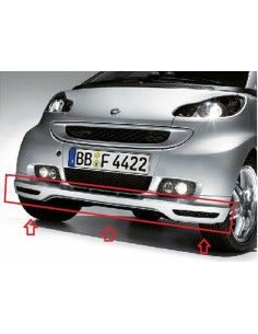 Alerón delantero Brabus Xclusive del Smart ForTwo 451