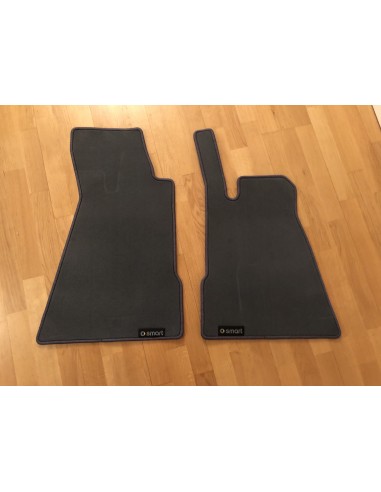 Tappetini originali OEM in velluto grigio edera - solo Smart roadster RHD