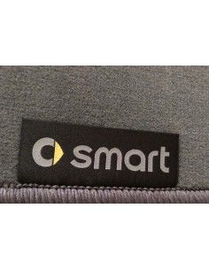 Tappetini originali OEM in velluto grigio edera - solo Smart roadster RHD 2