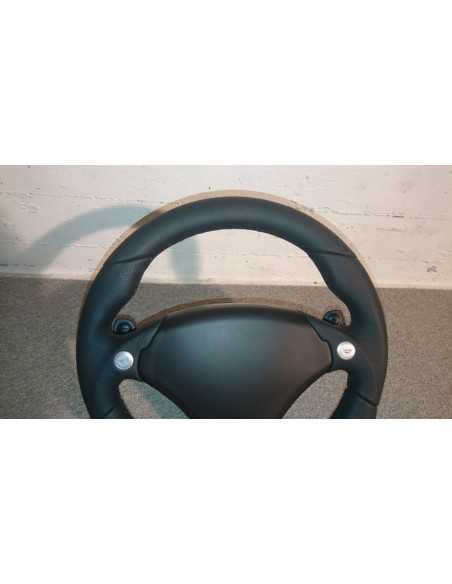 Volante esportivo OEM Smart Roadster Brabus com alavancas de câmbio