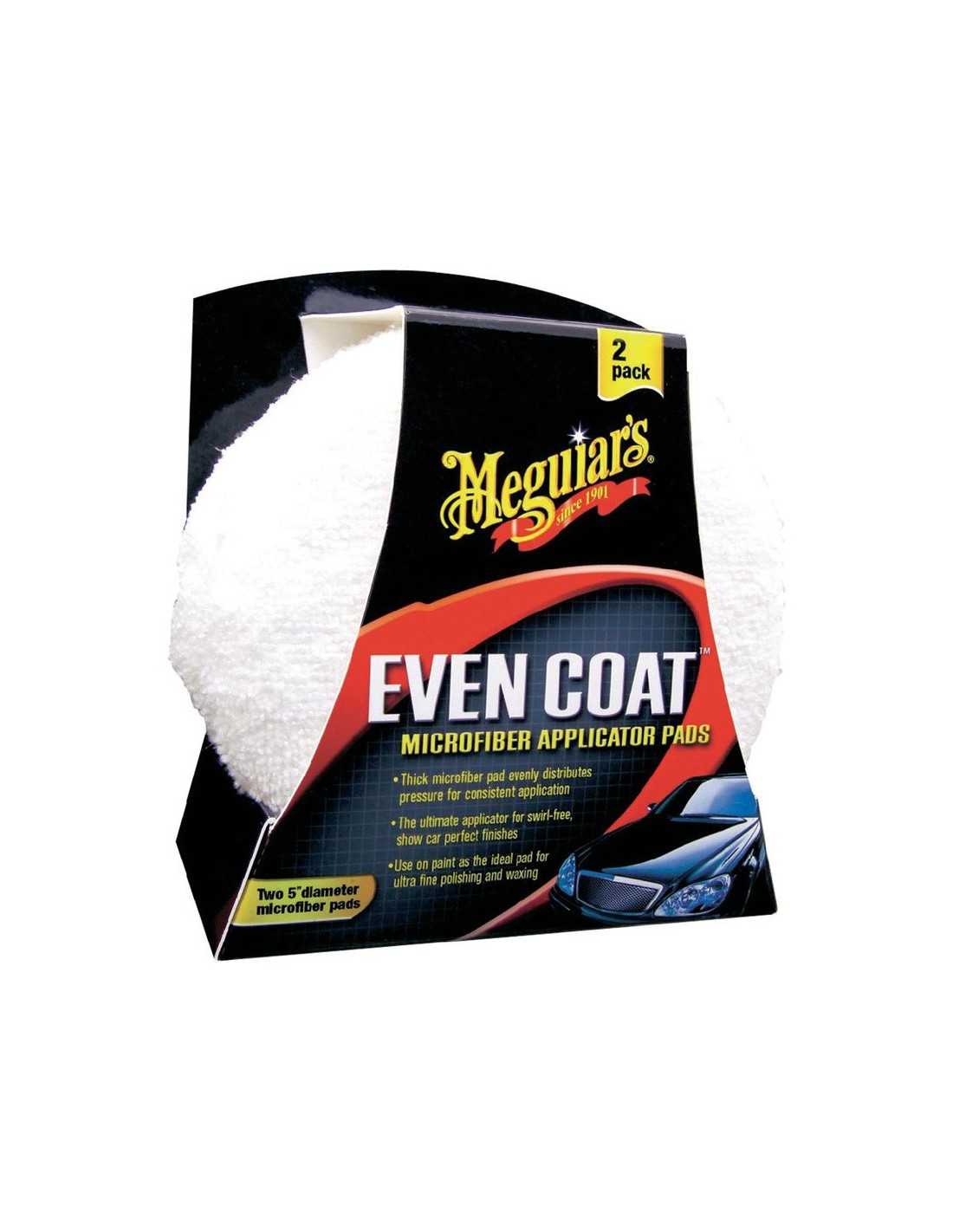 Meguiars EvenCoat Microfibre Applicator Pads Diameter 12,7cm, Set