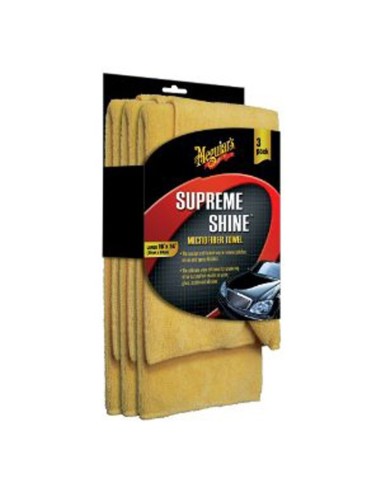 Meguiars Supreme Shine Microfiber 40x60cm, 3-Pack