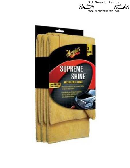 Meguiars Supreme Shine Microfibra 40x60cm, confezione da 3