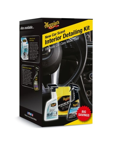 Meguiars nieuwe auto geur interieur detaillering kit