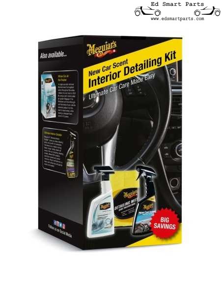 Kit de detallado interior con aroma a coche nuevo de Meguiars
