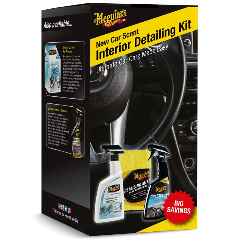Meguiars New Car Scent Interior Detailing Kit