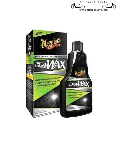 Meguiars 3-in-1 Wax 473ml + Foam Pad