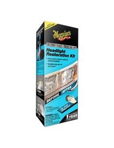 Kit de restauración de faros Meguiars Perfect Clarity (118 ml de limpiador/118 ml de revestimiento/2 almohadillas) 2