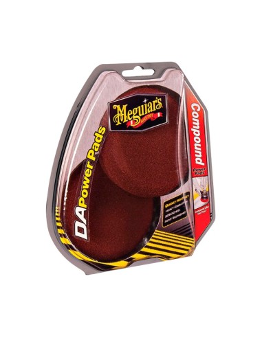 Meguiar's Power Pads Compound 4'' for Dual Action Polisher, Set of 2 pieces