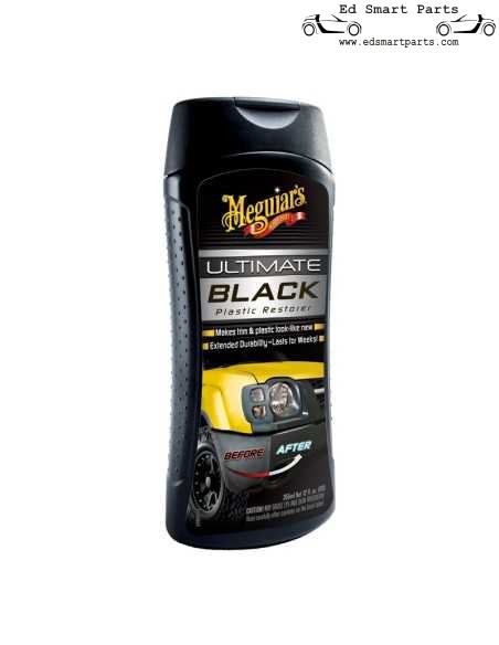 Restaurador de plástico negro Ultimate de Meguiars, 355 ml