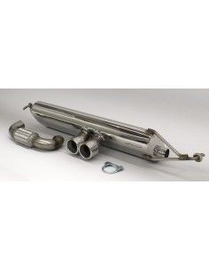 S-Mann Sport Exhaust S-FLOW centre twin NT for smart ForTwo 453