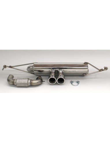 S-Mann Sport Exhaust S-FLOW centre twin T for smart ForTwo 453