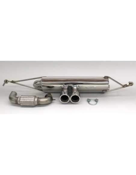 S-Mann Sportuitlaat S-FLOW midden twin T voor smart ForTwo 453