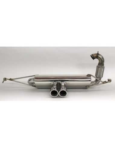 Echappement sport S-Mann S-FLOW central twin T pour smart ForTwo 453