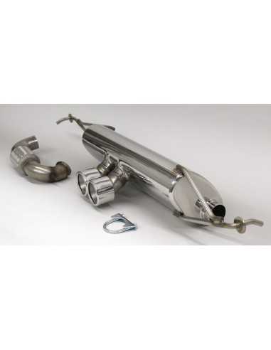 Echappement sport S-Mann S-FLOW central twin T pour smart ForTwo 453