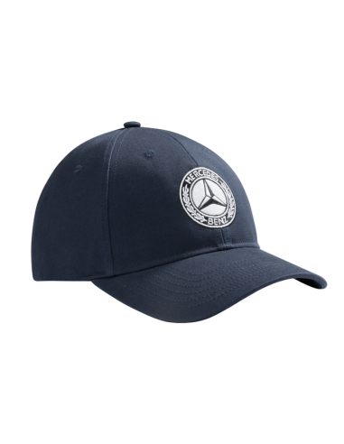 Mercedes cap Classic Logo Vintage cotton navy blue Mercedes-Benz