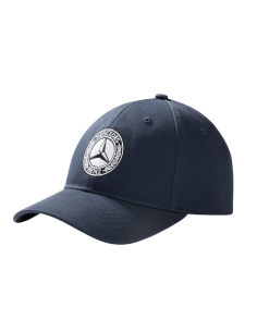 Casquette Mercedes Classic Logo Vintage coton bleu marine Mercedes-Benz 2