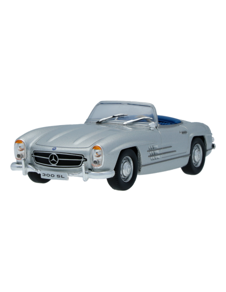 Mercedes Benz 300 Sl Roadster (W198) Prata 1:43 Mercedes Benz 300 Sl Roadster (W198) Prata 1:43