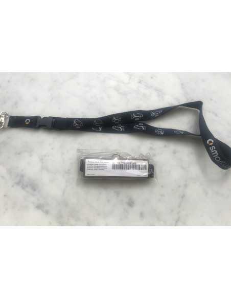 Fita de pescoço genuína smart Evolution Karabiner da coleção smartware de 2004 Fita de pescoço genuína smart Evolution Karabiner da coleção smartware de 2004