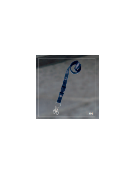 Fita de pescoço genuína smart Evolution Karabiner da coleção smartware de 2004 Fita de pescoço genuína smart Evolution Karabiner da coleção smartware de 2004