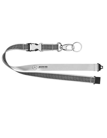 Originale Mercedes-Benz Silver AMG Motorsport Lanyard