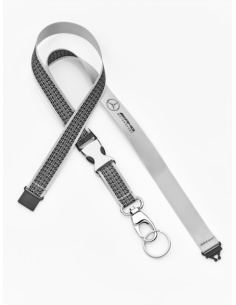 Originele Mercedes-Benz Silver AMG Motorsport Lanyard 2