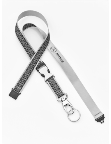 Originale Mercedes-Benz Silver AMG Motorsport Lanyard