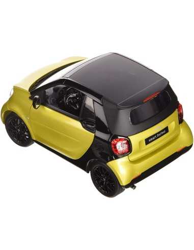 NOREV 1/18 SMART FORTWO CABRIOLET 2015 JAUNE/NOIR 1:18