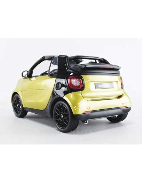 NOREV 1/18 SMART FORTWO CABRIOLET 2015 YELLOW/BLACK 1:18 NOREV 1/18 SMART FORTWO CABRIOLET 2015 YELLOW/BLACK 1:18