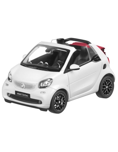 NOREV 1/18 SMART FORTWO CABRIOLET 2015 BIANCO 1:18