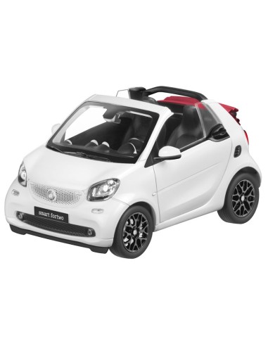NOREV 1/18 SMART FORTWO CABRIOLET 2015 WHITE 1:18