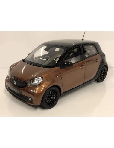 NOREV Smart Forfour 453 Prime Black/Brown Model Car 1:18
