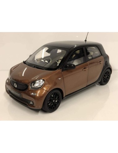 NOREV SMART forfour 453 Prime Schwarz/Braun Modellauto 1:18