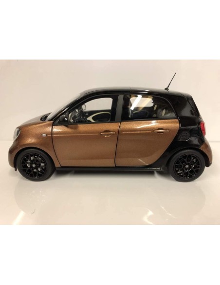 NOREV Smart Forfour 453 Prime Black/Brown Model Car 1:18