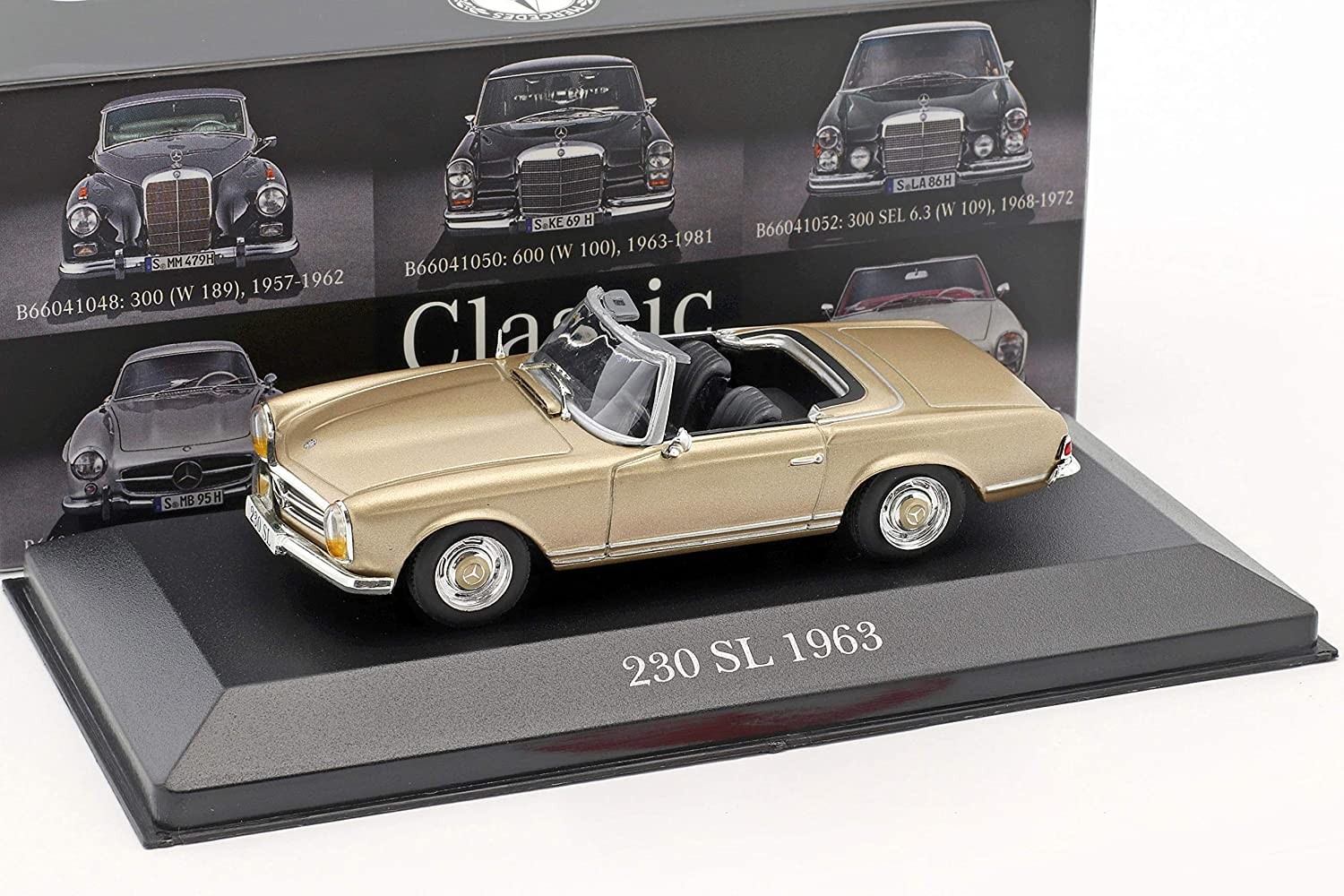 Mercedes-Benz Sammlerstück 230 SL Pagode, W 113, 1963-1967 1:43