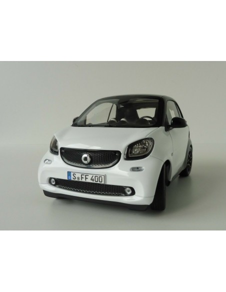 smart fortwo 2015 Black & White 1:18