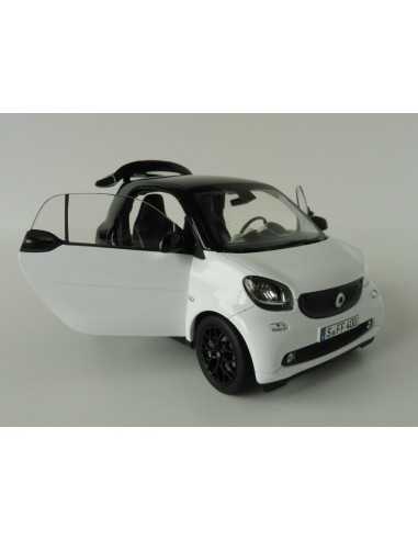 NOREV 1/18 SMART FORTWO BLACK AND WHITE 1:18