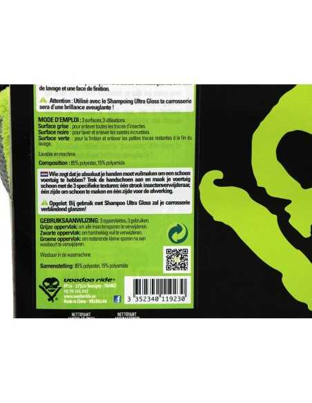 Voodoo Ride Extra Wash Mitt - Luva com 3 funções Voodoo Ride Extra Wash Mitt - Luva com 3 funções